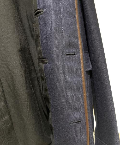 Dior（ディオール）Dior (ディオール) レザーカラーブルゾンジャケット/Colored leather blouson jacket/693C215A0133 C450 ネイビー サイズ:52の古着・服飾アイテム