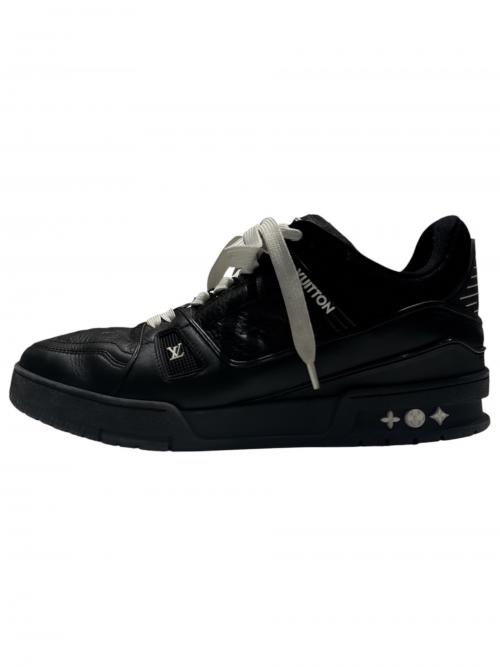 LOUIS VUITTON（ルイ ヴィトン）LOUIS VUITTON (ルイ ヴィトン) LV Trainer Sneakers/LVトレイナースニーカー/1AAREW ブラック×ホワイト サイズ:8の古着・服飾アイテム