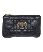 Christian Diorクリスチャン ディオール）の古着「Dior Caro Myrte ジップキーケース/S5158UWHC_M900」｜ブラック