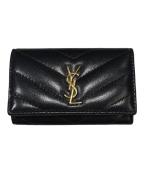 Saint Laurent Parisサンローランパリ）の古着「YSLロゴ キーケース」｜ブラック