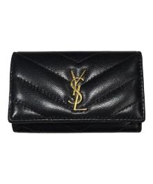 Saint Laurent Paris（サンローランパリ）の古着「YSLロゴ キーケース」｜ブラック