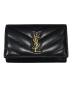 Saint Laurent Paris（サンローランパリ）の古着「YSLロゴ キーケース」｜ブラック