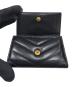 中古・古着 Saint Laurent Paris (サンローランパリ) YSLロゴ キーケース ブラック：30000円