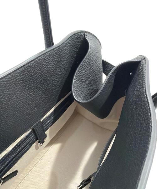 THE ROW（ザ ロウ）THE ROW (ザ ロウ) Soft Margaux 15 Bag – Leather/Soft Margaux 15 レザーバッグ/W1255L133BLPL ブラック サイズ:15の古着・服飾アイテム