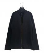 Maison Margielaメゾンマルジェラ）の古着「Cotton Wool 7-Gauge Drivers Knit/コットンウール7ゲージドライバーズニット/SI1HA0013 S17781」｜ブラック