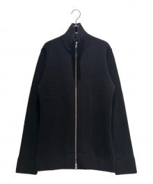 Maison Margiela（メゾンマルジェラ）の古着「Cotton Wool 7-Gauge Drivers Knit/コットンウール7ゲージドライバーズニット/SI1HA0013 S17781」｜ブラック