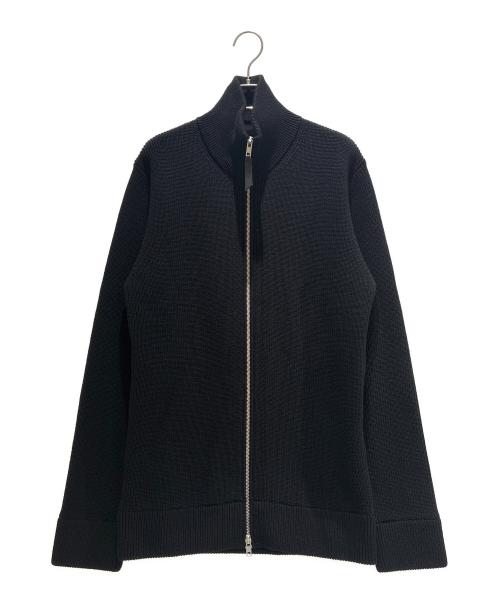 Maison Margiela（メゾンマルジェラ）Maison Margiela (メゾンマルジェラ) Cotton Wool 7-Gauge Drivers Knit/コットンウール7ゲージドライバーズニット/SI1HA0013 S17781 ブラック サイズ:Mの古着・服飾アイテム