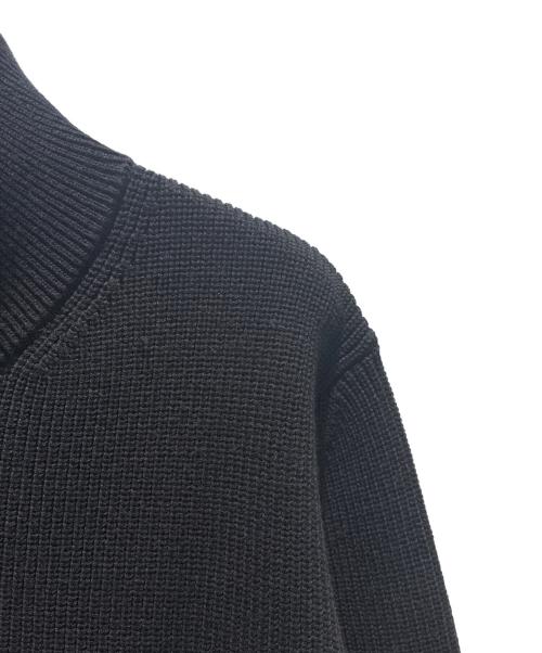 Maison Margiela（メゾンマルジェラ）Maison Margiela (メゾンマルジェラ) Cotton Wool 7-Gauge Drivers Knit/コットンウール7ゲージドライバーズニット/SI1HA0013 S17781 ブラック サイズ:Mの古着・服飾アイテム