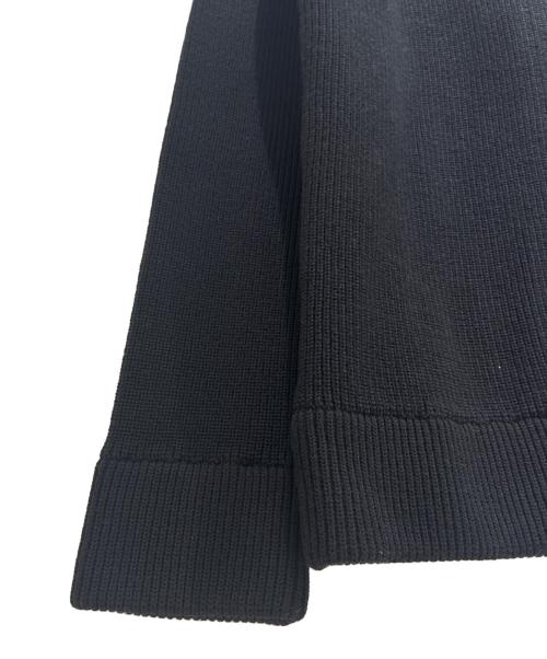 Maison Margiela（メゾンマルジェラ）Maison Margiela (メゾンマルジェラ) Cotton Wool 7-Gauge Drivers Knit/コットンウール7ゲージドライバーズニット/SI1HA0013 S17781 ブラック サイズ:Mの古着・服飾アイテム