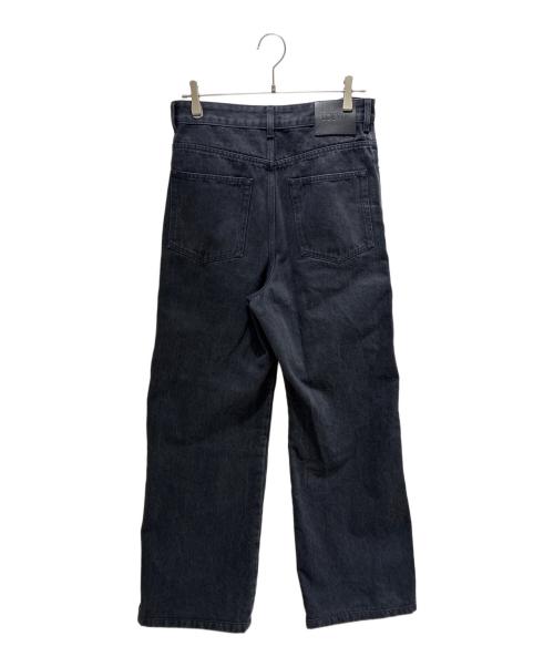 LOEWE（ロエベ）LOEWE (ロエベ) アナグラム バギーデニムパンツ ブラック サイズ:46の古着・服飾アイテム