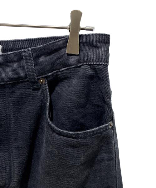 LOEWE（ロエベ）LOEWE (ロエベ) アナグラム バギーデニムパンツ ブラック サイズ:46の古着・服飾アイテム