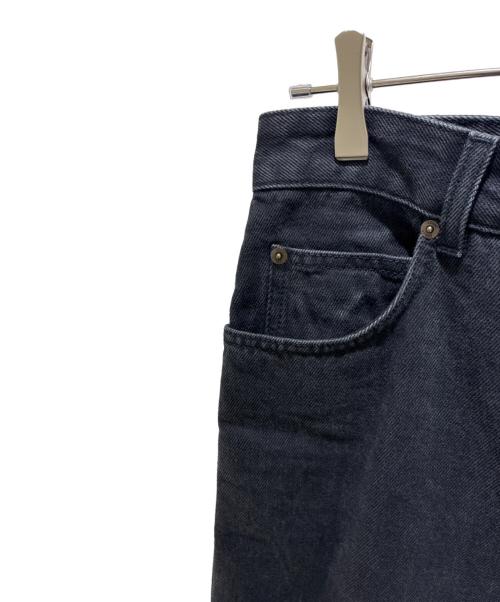 LOEWE（ロエベ）LOEWE (ロエベ) アナグラム バギーデニムパンツ ブラック サイズ:46の古着・服飾アイテム
