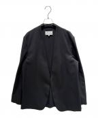 Maison Margielaメゾンマルジェラ）の古着「ノーカラージャケット/JACKET /S50BN0318 S47782 900」｜ブラック