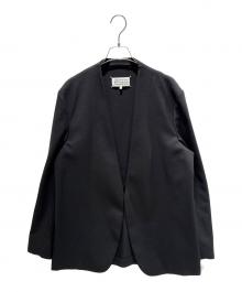 Maison Margiela（メゾンマルジェラ）の古着「ノーカラージャケット/JACKET /S50BN0318 S47782 900」｜ブラック