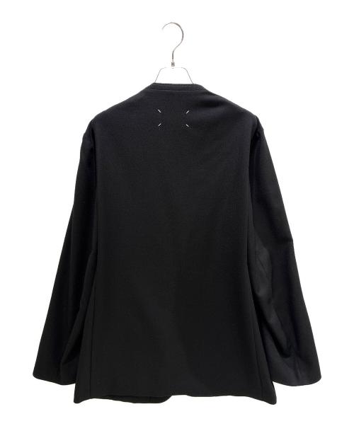 Maison Margiela（メゾンマルジェラ）Maison Margiela (メゾンマルジェラ) ノーカラージャケット/JACKET /S50BN0318 S47782 900 ブラック サイズ:52の古着・服飾アイテム
