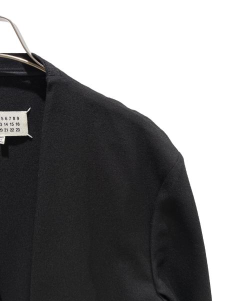 Maison Margiela（メゾンマルジェラ）Maison Margiela (メゾンマルジェラ) ノーカラージャケット/JACKET /S50BN0318 S47782 900 ブラック サイズ:52の古着・服飾アイテム