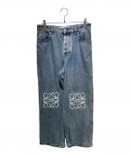 LOEWEロエベ）の古着「Anagram Baggy Jeans/アナグラムバギーデニム/H526Y11W59」｜インディゴ
