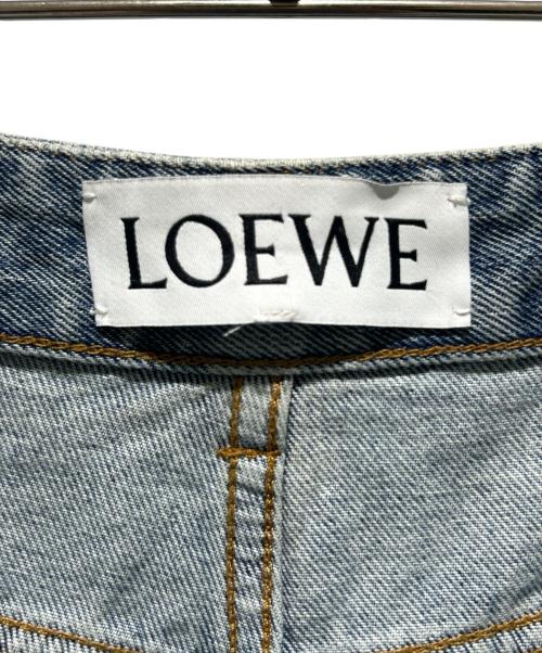 LOEWE（ロエベ）LOEWE (ロエベ) Anagram Baggy Jeans/アナグラムバギーデニム/H526Y11W59 インディゴ サイズ:46の古着・服飾アイテム