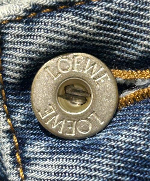 LOEWE（ロエベ）LOEWE (ロエベ) Anagram Baggy Jeans/アナグラムバギーデニム/H526Y11W59 インディゴ サイズ:46の古着・服飾アイテム