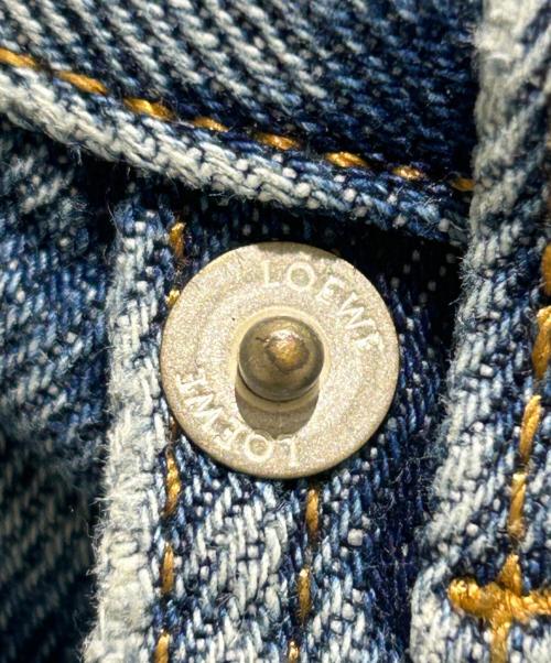 LOEWE（ロエベ）LOEWE (ロエベ) Anagram Baggy Jeans/アナグラムバギーデニム/H526Y11W59 インディゴ サイズ:46の古着・服飾アイテム