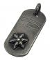 CHROME HEARTS（クロムハーツ）の古着「レイズドスタードッグタグ/RAISED STAR DOGTAG」｜シルバー