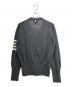 Thom Browne (トムブラウン) Classic Cashmere 4-Bar V-Neck Cardigan/クラシック カシミヤ 4-BAR Vネック カーディガン/MKC001A-00011 グレー サイズ:3：100000円