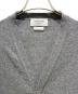 中古・古着 Thom Browne (トムブラウン) Classic Cashmere 4-Bar V-Neck Cardigan/クラシック カシミヤ 4-BAR Vネック カーディガン/MKC001A-00011 グレー サイズ:3：100000円
