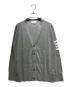 Thom Browne（トムブラウン）の古着「Merino Wool 4-Bar Classic Cardigan/メリノウール 4-BAR クラシック カーディガン/MKC002A-Y1014」｜グレー