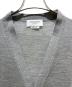 中古・古着 Thom Browne (トムブラウン) Merino Wool 4-Bar Classic Cardigan/メリノウール 4-BAR クラシック カーディガン/MKC002A-Y1014 グレー サイズ:4：90000円