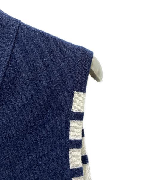 Thom Browne（トムブラウン）Thom Browne (トムブラウン) Cardigan vest/カーディガンベスト ネイビー サイズ:2の古着・服飾アイテム