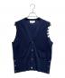 Thom Browne（トムブラウン）の古着「Cardigan vest/カーディガンベスト」｜ネイビー