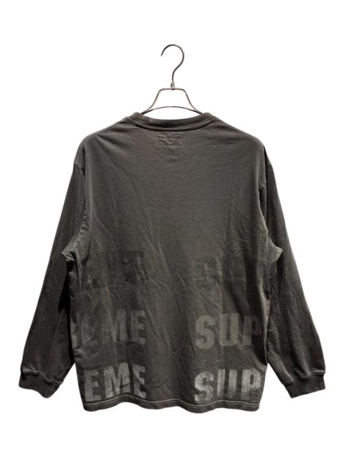 SUPREME（シュプリーム）SUPREME (シュプリーム) Reflective L/S Top グレー サイズ:Lの古着・服飾アイテム