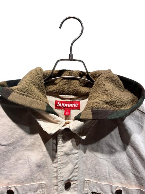 SUPREME（シュプリーム）SUPREME (シュプリーム) Worn Hooded Chore Coat アイボリー サイズ:Mの古着・服飾アイテム