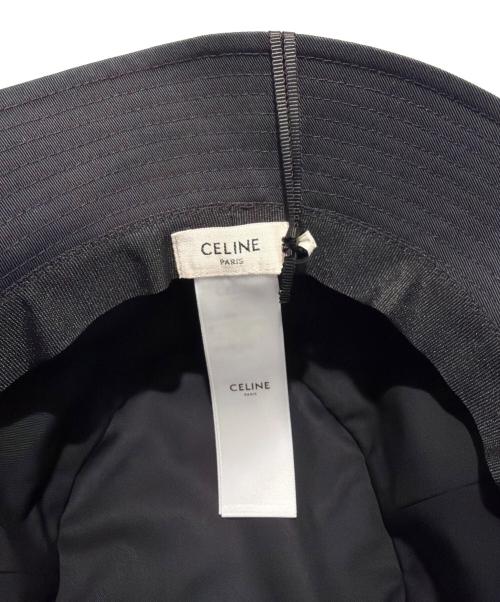CELINE（セリーヌ）CELINE (セリーヌ) トリオンフ バケットハット/2AUE5968.38NO ブラック サイズ:Mの古着・服飾アイテム