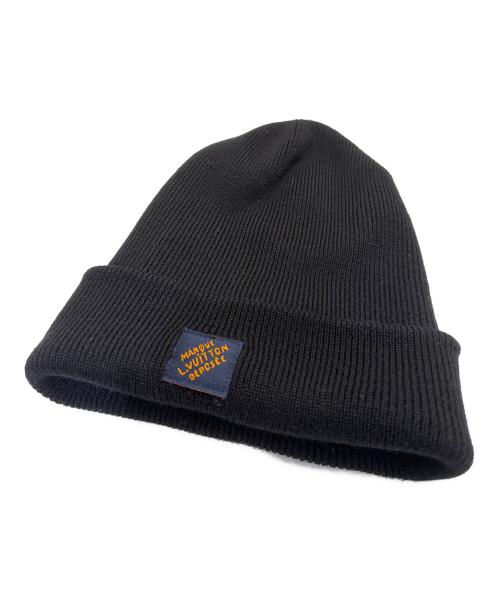 LOUIS VUITTON（ルイ ヴィトン）LOUIS VUITTON (ルイ ヴィトン) ビーニーシグネチャー/Beanie Signature/M5330A ブラック×ホワイト サイズ:FREEの古着・服飾アイテム