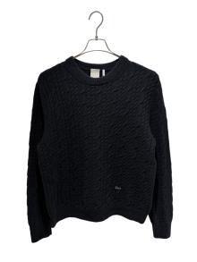Dior（ディオール）の古着「ケーブルニットカシミヤセーター/683M652A0014 C988」