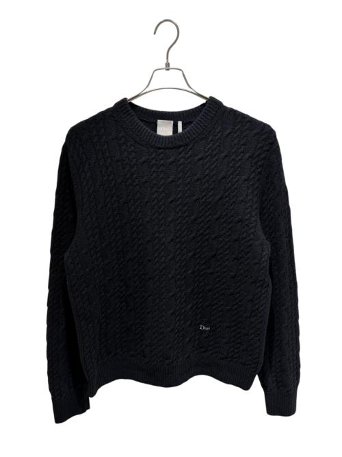 Dior（ディオール）Dior (ディオール) ケーブルニットカシミヤセーター/683M652A0014 C988 サイズ:XLの古着・服飾アイテム