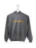 LOUIS VUITTON（ルイ ヴィトン）の古着「Signature Double-Faced Cashmere Hoodie/シグネチャーダブルフェイスカシミヤフーティー/1AJSNT」｜グレー×イエロー