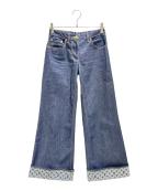 LOUIS VUITTONルイ ヴィトン）の古着「Monogram Denim Pants/モノグラム デニムパンツ/RW252WW EFY FTPX24」｜インディゴ