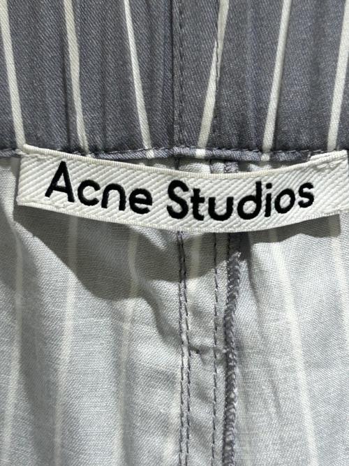 Acne studios（アクネ ストゥディオズ）Acne studios (アクネ ストゥディオズ) プリントレイヤードトラウザー/FN-WN-TROU001416 グレー サイズ:38の古着・服飾アイテム
