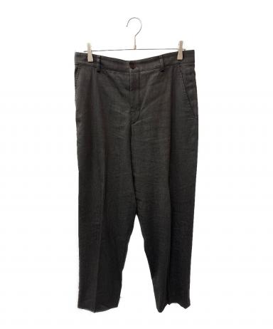 中古・古着通販】HERMES (エルメス) ヘンプ混パンツ グレー サイズ:2