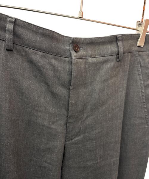HERMES（エルメス）HERMES (エルメス) ヘンプ混パンツ グレー サイズ:2の古着・服飾アイテム