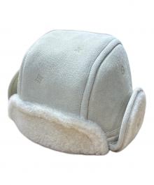 LOUIS VUITTON（ルイ ヴィトン）の古着「シアリングフライトキャップ」｜ベージュ