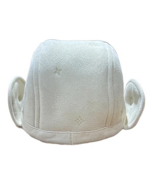 LOUIS VUITTON（ルイ ヴィトン）LOUIS VUITTON (ルイ ヴィトン) シアリングフライトキャップ ベージュ サイズ:6Mの古着・服飾アイテム