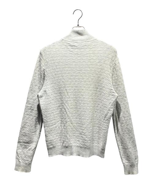 LOUIS VUITTON（ルイ ヴィトン）LOUIS VUITTON (ルイ ヴィトン) ジップアップカーディガン グレー サイズ:Mの古着・服飾アイテム