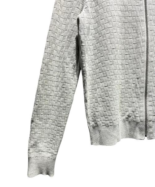 LOUIS VUITTON（ルイ ヴィトン）LOUIS VUITTON (ルイ ヴィトン) ジップアップカーディガン グレー サイズ:Mの古着・服飾アイテム