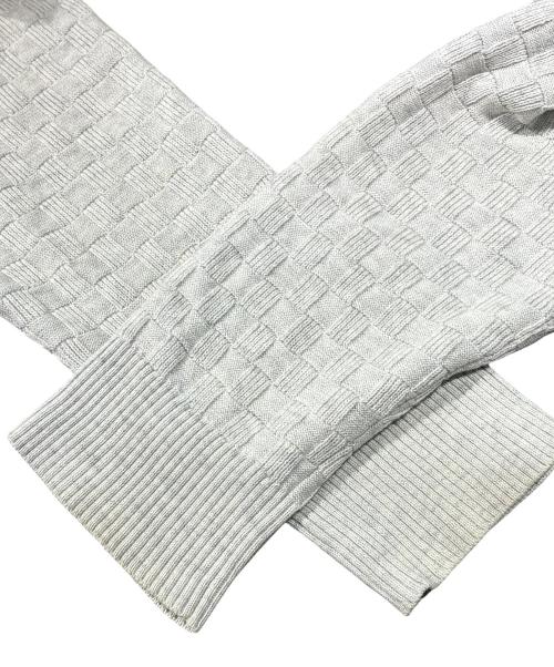 LOUIS VUITTON（ルイ ヴィトン）LOUIS VUITTON (ルイ ヴィトン) ジップアップカーディガン グレー サイズ:Mの古着・服飾アイテム