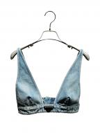 PRADAプラダ）の古着「トライアングルロゴブラレットビスチェ/GFT011」｜インディゴ