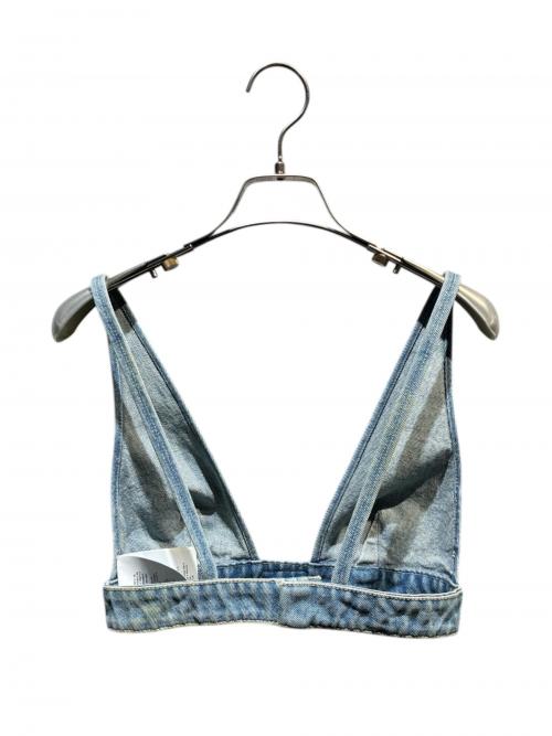 PRADA（プラダ）PRADA (プラダ) トライアングルロゴブラレットビスチェ/GFT011 インディゴ サイズ:38の古着・服飾アイテム