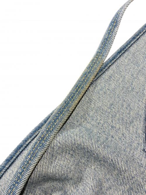 PRADA（プラダ）PRADA (プラダ) トライアングルロゴブラレットビスチェ/GFT011 インディゴ サイズ:38の古着・服飾アイテム